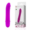 VIBRADOR EM FORMATO DE PÊNIS EM SILICONE COM 10 MODOS DE VIBRAÇÃO - PRETTY LOVE 5413