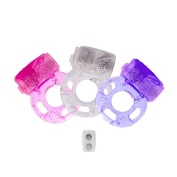 [000835] ANEL PENIANO VIBRATÓRIO E ESTIMULADOR DE CLITÓRIS - IMPORTAÇÃO CR1801