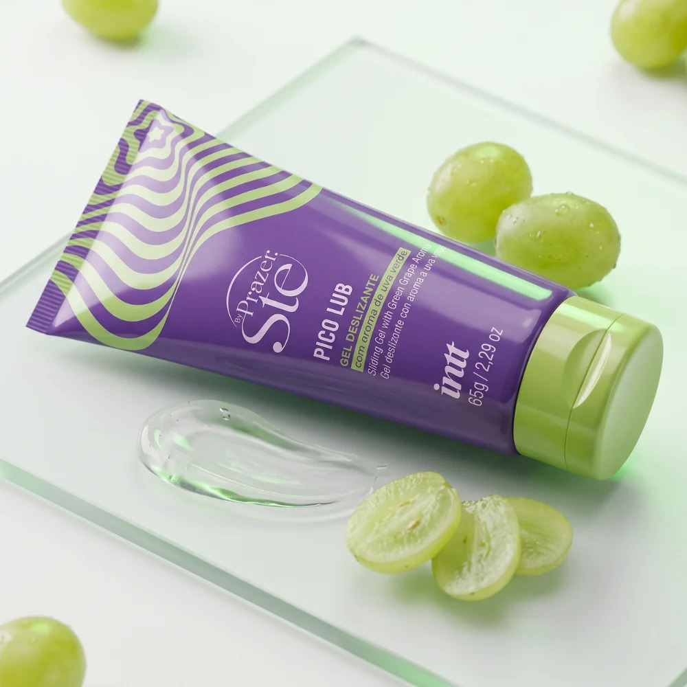 GEL DESLIZANTE PICO PULSE BYE PRAZER STE COM AROMA DE UVA 65G - INTT