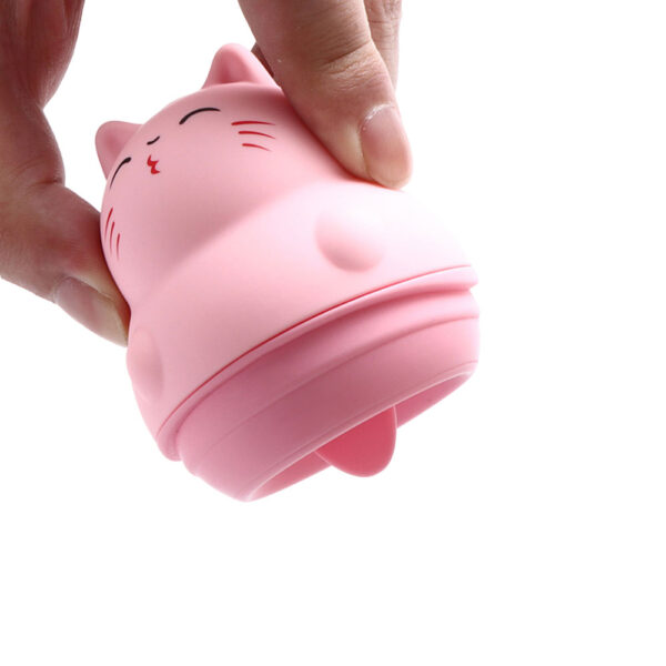 ESTIMULADOR DE CLITÓRIS FORMATO GATINHO COM 12 MODOS DE MOVIMENTO - IMPORTAÇÃO LR214