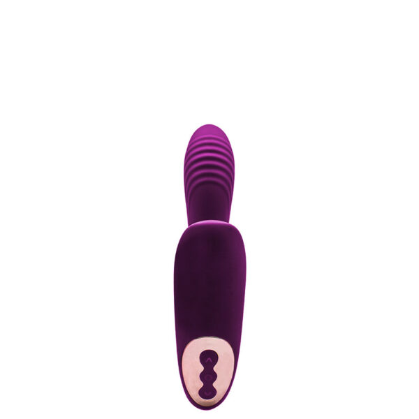 VIBRADOR PONTO G COM ESTIMULADOR CLITÓRIANO E 10 MODOS DE VIBRAÇÃO E ONDAS DE PRESSÃO - IMPORTAÇÃO