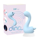MY DINO LICKER VIBRADOR EM FORMATO DE DINOSSAURO COM 7 MODOS DE VIBRAÇÃO E LINGUA ESTIMULADORA - INTT
