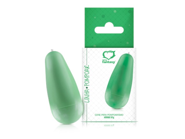 CONE PARA POMPOARISMO VERDE 57G - SEXY FANTASY 174 EX016