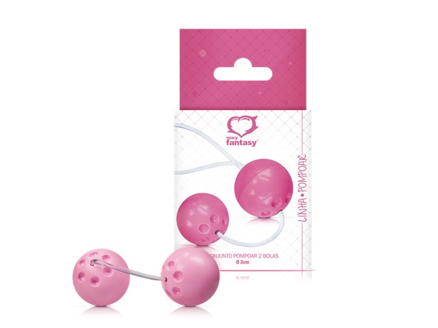 BOLINHA DE BEM WA-CONJUNTO POMPOAR 2 BOLAS - SEXY FANTASY 181