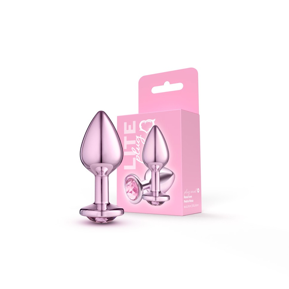 PLUG ANAL M ROSA LINHA LITE PLUG- SEXY FANTASY 263