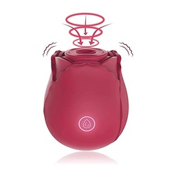 [000265] ROSA SUGADORA ESTIMULADOR CLITORIANO EM FORMATO DE ROSA COM ONDAS DE VIBRAÇÃO COM 10 MODOS - IMPORTAÇÃO RS038 7879